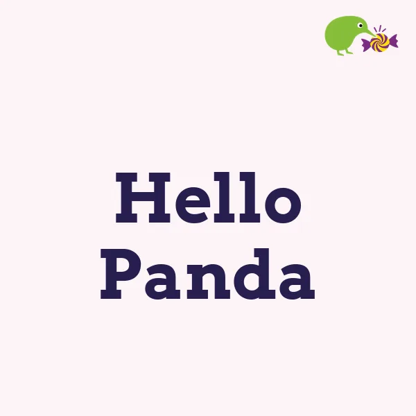 Hello Panda