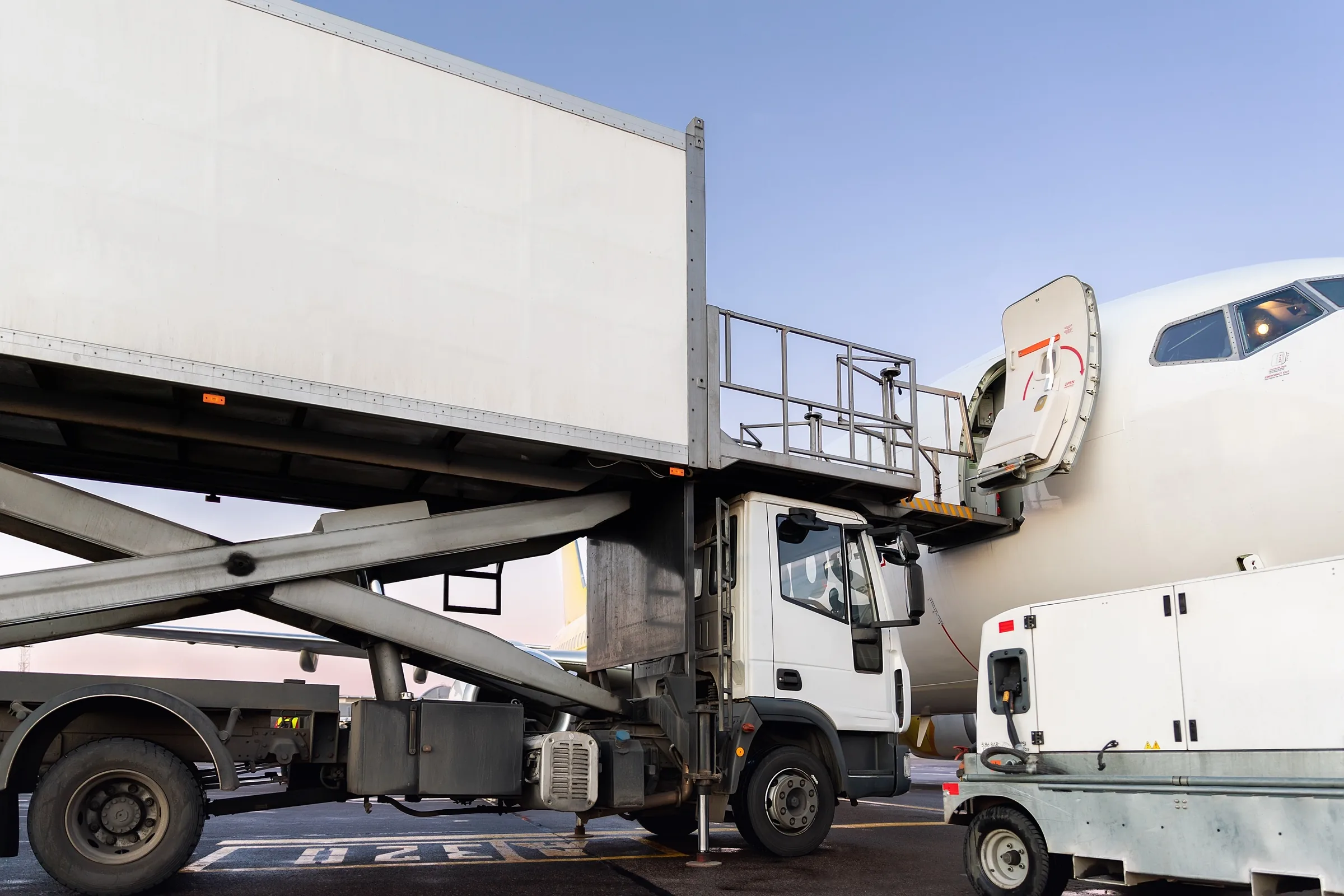 Freight being loaded onto an aircraft, the way every overseas order travels