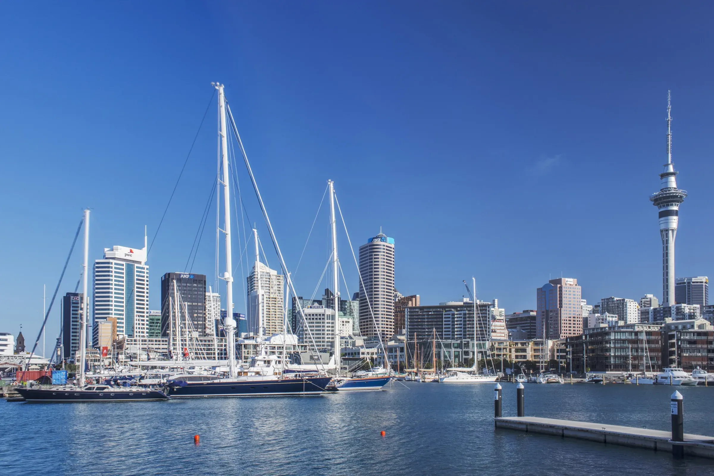 The Auckland waterfront, where every KiwiKandy parcel is packed and posted