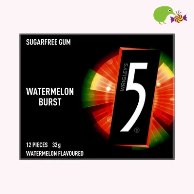 5 Gum Watermelon Sugar Free Chewing Gum