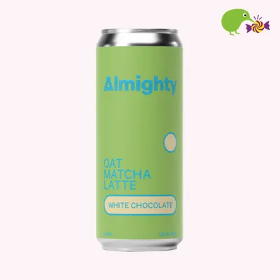Almighty White Chocolate Oat Matcha Beverage