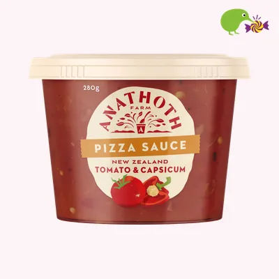 Anathoth Farm New Zealand Tomato & Capsicum Pizza Sauce