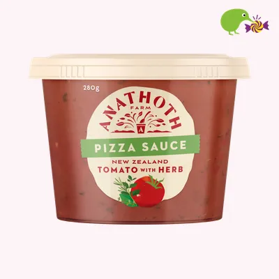 Anathoth Farm New Zealand Tomato With Herb Pizza Sauce