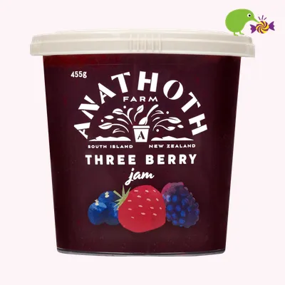 Anathoth Farm Three Berry Jam