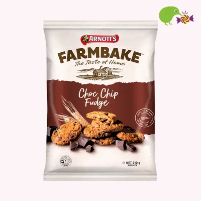 Arnott's Farmbake Choc Chip Fudge Biscuits