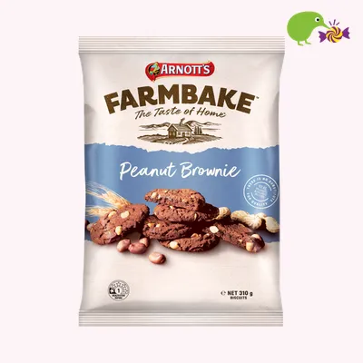 Arnott's Farmbake Peanut Brownie Biscuits
