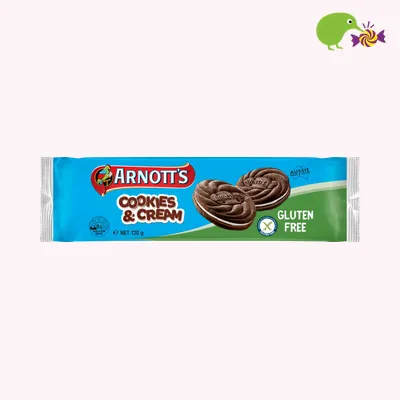 Arnott's Gluten Free Cookies & Cream Biscuits