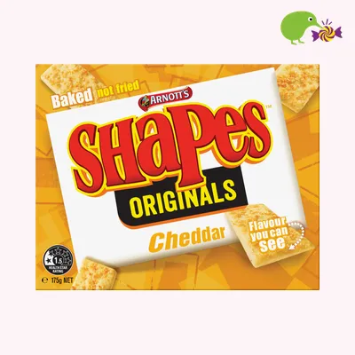 Arnott's Shapes Originals Cheddar Crackers