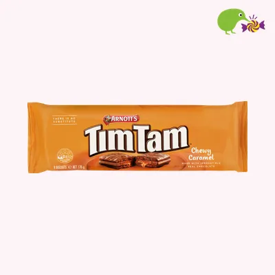 Arnott's Tim Tam Chewy Caramel Chocolate Biscuits