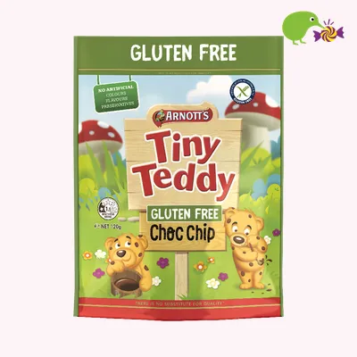 Arnott's Tiny Teddy Gluten Free Choc Chip Biscuits