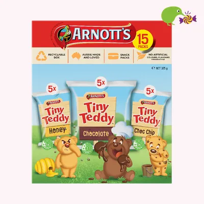 Arnott's Tiny Teddy Variety Biscuits