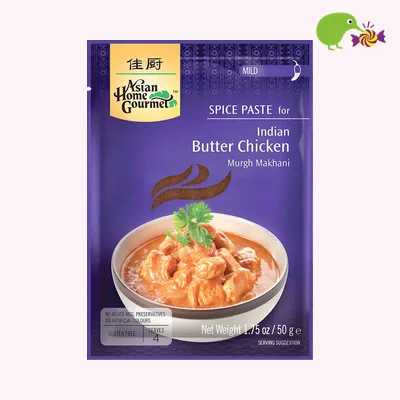 Asian Home Gourmet Indian Murgh Makhani Butter Chicken Mild Spice Paste