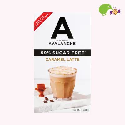 Avalanche 99% Sugar Free Caramel Latte Coffee Sticks