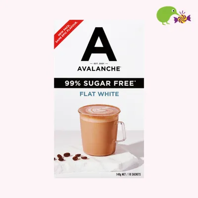 Avalanche 99% Sugar Free Flat White Coffee Sticks