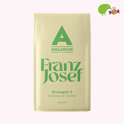 Avalanche Franz Josef Strength 5 Espresso Grind Coffee