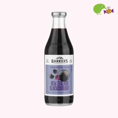 Barker's New Zealand Blackcurrant Pressed Fruit Syrup