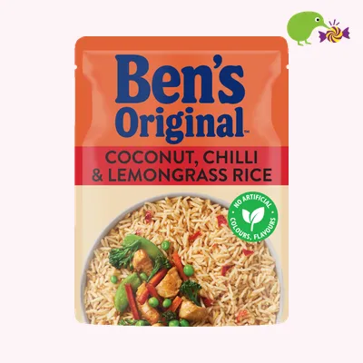 Ben's Original Coconut Chilli & Lemongrass Rice Microwave Pouch