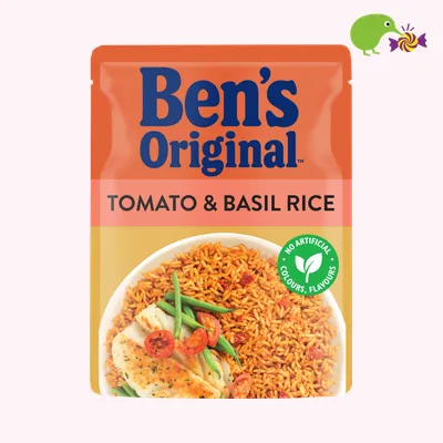 Ben's Original Tomato & Basil Rice Microwave Pouch