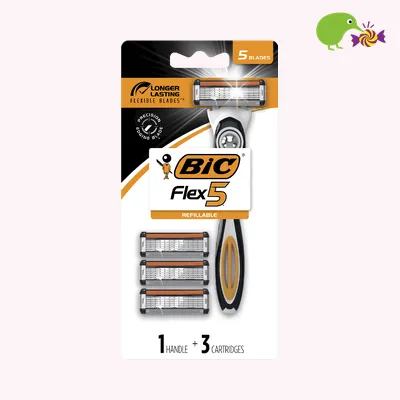 Bic Titanium 1 Handle 3 Cartridges Shaver