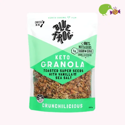 Blue Frog Keto Toasted Super Seeds With Vanilla Granola