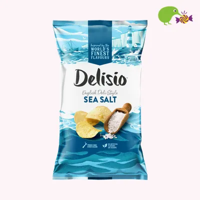 Bluebird Delisio English Deli-Style Sea Salt Potato Chips