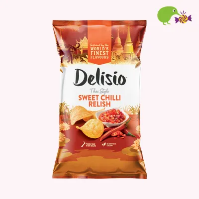 Bluebird Delisio Thai Style Sweet Chilli Relish Potato Chips