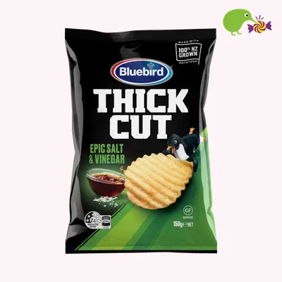Bluebird Thick Cut Epic Salt & Vinegar Potato Chips