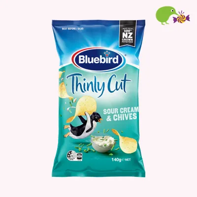 Bluebird Thinly Cut Sour Cream & Chives Potato Chips