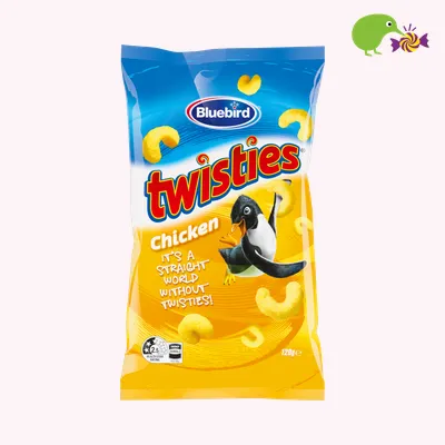 Bluebird Twisties Chicken Corn Snacks