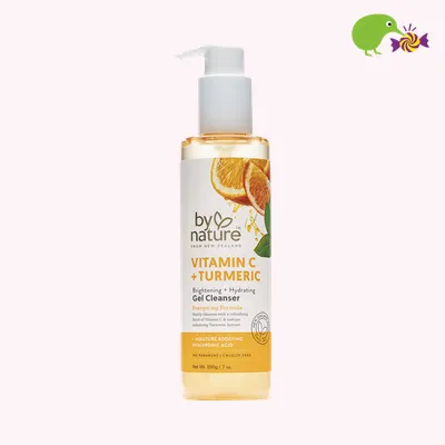By Nature Vitamin C and Tumeric Gel Facial Cleanser