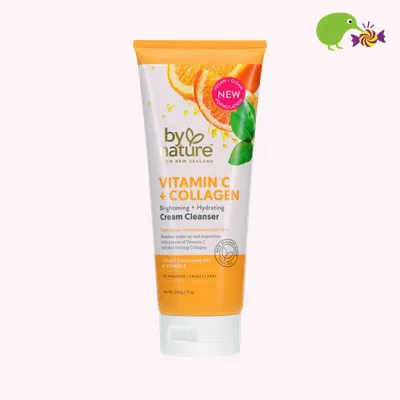 By Nature Vitamin C + Collagen Cream Cleanser