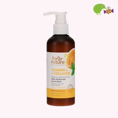 By Nature Vitamin C + Collagen Daily Face & Body Moisturizer
