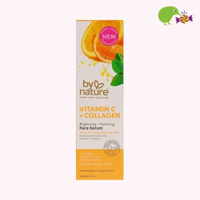 By Nature Vitamin C + Collagen Face Serum