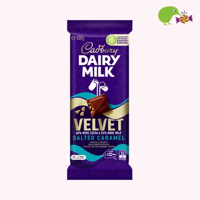 Cadbury Dairy Milk Velvet Salted Caramel Chocolate Block