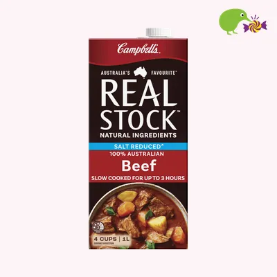 Campbell's Real Stock Salt Reduced Beef Stock Liquid