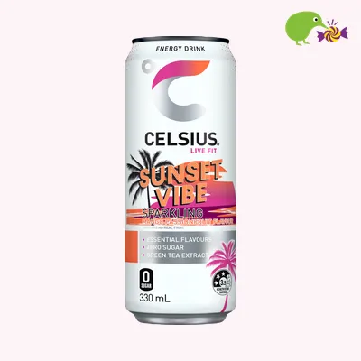 Celsius Sunset Vibe Mango Passionfruit Flavour Sparkling Energy Drink