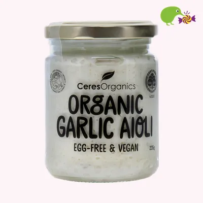 Ceres Organics Egg-Free & Vegan Organic Garlic Aioli