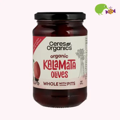 Ceres Organics Organic Kalamata Olives Whole With Pits