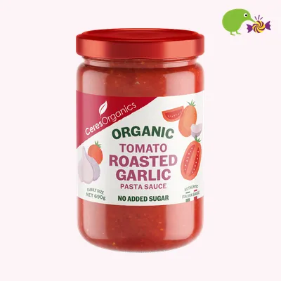 Ceres Organics Organic Tomato Roasted Garlic Pasta Sauce