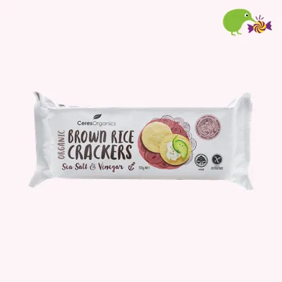 Ceres Organics Sea Salt & Vinegar Organic Brown Rice Crackers