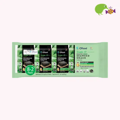 Chongga Sesame Oil Roasted Green Seaweed Snack