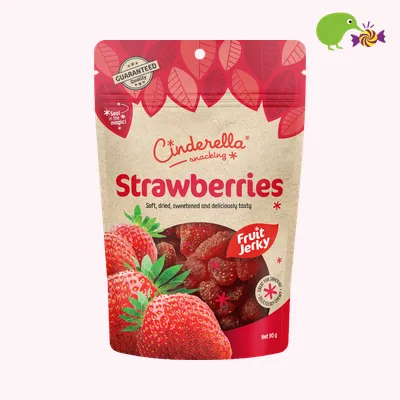 Cinderella Dried Strawberries Fruit Jerky