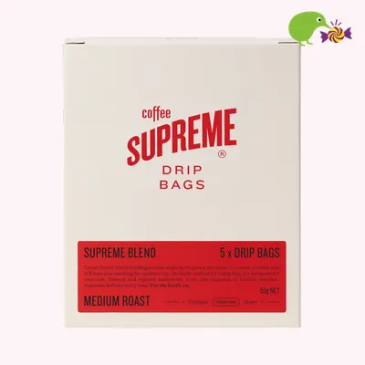 Coffee Supreme 5 Pack Drip Bags