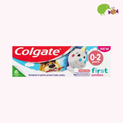 Colgate Kids First Smiles Strawberry Flavour Toothpaste 0-2 Years