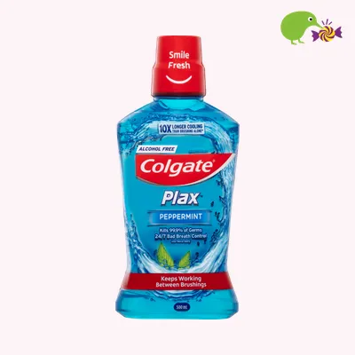Colgate Plax Peppermint Alcohol Free Mouthwash