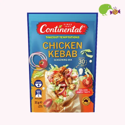 Continental Chicken Kebab Seasoning Mix