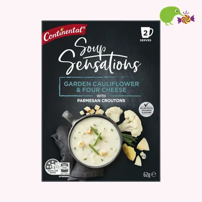 Continental Sensations Garden Cauliflower & Four Cheese With Parmesan Croutons Soup