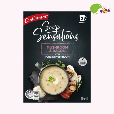 Continental Sensations Mushroom & Bacon With Porcini Mushroom Soup
