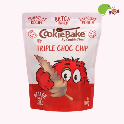 Cookie Time Cookie Bake Triple Choc Chip Cookies