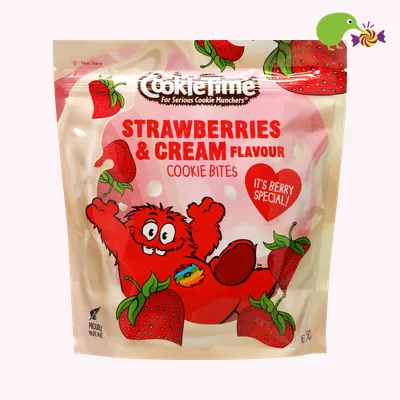 Cookie Time Strawberries & Cream Flavour Cookie Bites